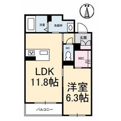 グランマスト南手城の物件間取画像